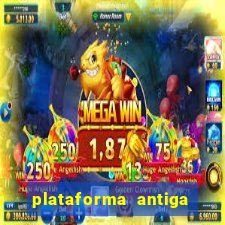 plataforma antiga de jogos